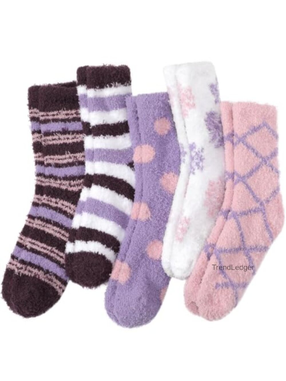 Fuzzy Socks Womens Cozy Slipper Socks Plush Microfiber Coral Velvet